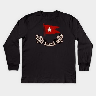 White Star Line Kids Long Sleeve T-Shirt